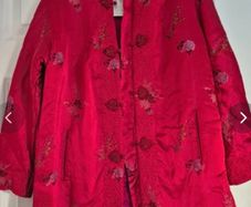 Vintage Asian ornate quilted jacket