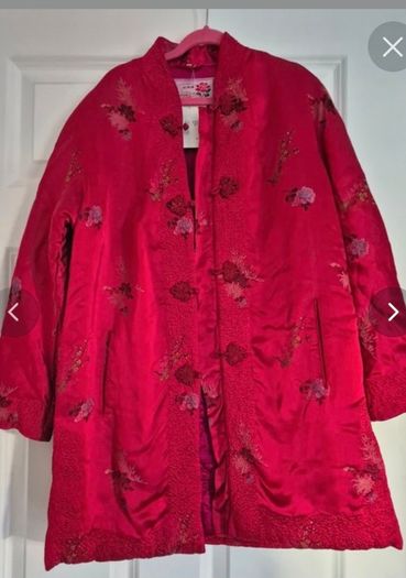 Vintage Asian ornate quilted jacket