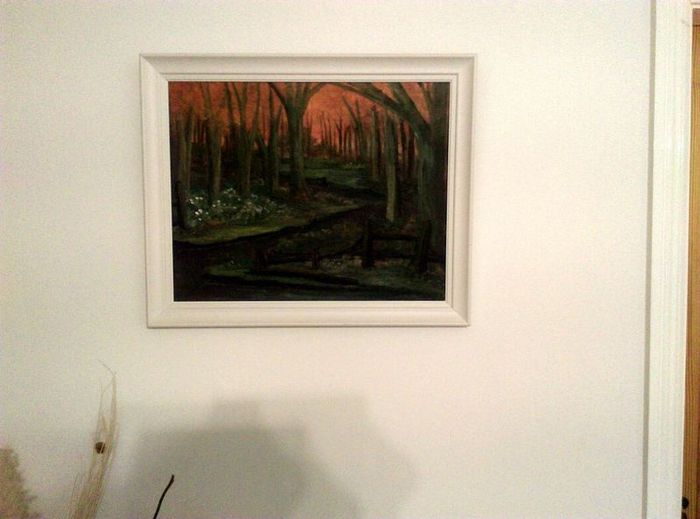 Framed Painting  -  Lovely Autumn Country Scene.