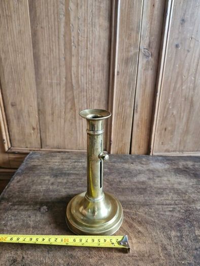 Antique brass candle stick
