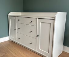 White sideboard cabinet