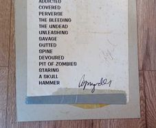 Cannibal Corpse Signed Setlist (2004)