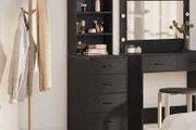 Highboard Black oak 40 x 41 x 135 cm