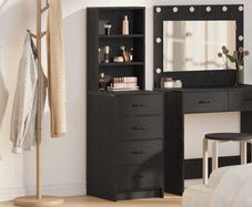 Highboard Black oak 40 x 41 x 135 cm