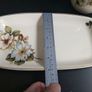 Lovely Small Sandwich Plate and Matching Milk Jug in a Pretty Floral Pattern, by Faianta Sighisoara Porcelain, Romania. Image 7