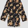 light puffer jacket/kimono style ZARA with belt Image 5