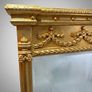 Large Regency Style Carved Giltwood Overmantel Mirror Image 2