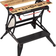Workmate Plus, Work Bench Tool Stand Saw Horse , Dual Height with Heavy Duty Steel Frame (FREE POSTAGE)