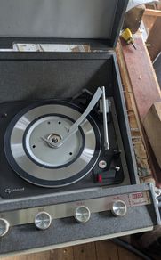 Old Decca record player