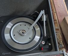 Old Decca record player