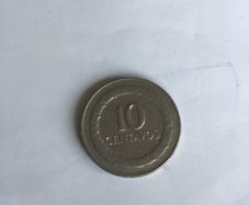 1967 Colombia 10 Centavos coin