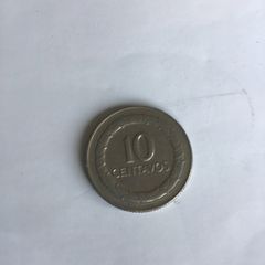 1967 Colombia 10 Centavos coin