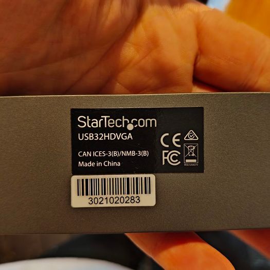 StartechStarTech USB32HDVGA USB 3.0 to HDMI + VGA Adapter Dual Monitor Display Adapter