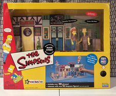Playmates The Simpsons Main Street Interactive Environment 2002