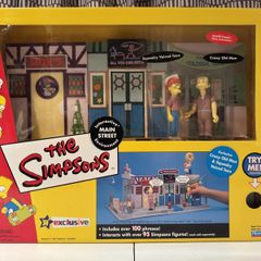 Playmates The Simpsons Main Street Interactive Environment 2002