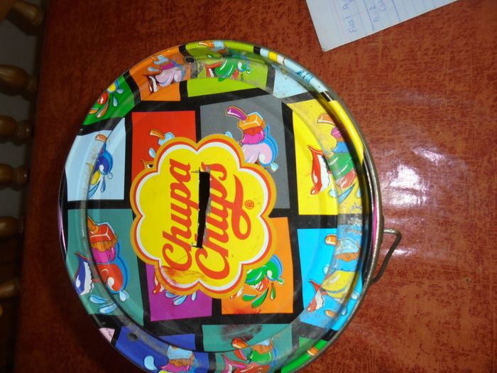 Chupa Chups Tin Money Box for Sale