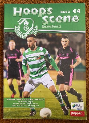 2016 Shamrock Rovers v St. Patrick's Athletic FC - Airtricity League Premier Division Programme