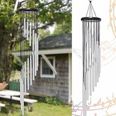 Wind Chimes Outdoor,Large Wind Chimes,36" Garden Chimes with 18 Aluminum Alloy Tubes and 3 S Hooks for Garden Patio Backyard Decor Gift etc (MULTIPLE COLOURS)