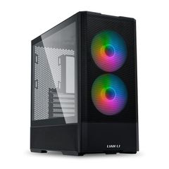 BNIB Lancool 207 ATX Mid Tower PC Case Black + White