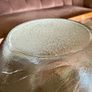 Vintage Wedgwood Dartington Lead Crystal Glass Wave Large Salad Or Fruit Table Bowl 1980s Image 5
