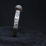 Vintage 9ct White Gold Stone Set Ring  London Hallmark Image 5