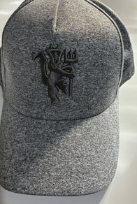 Manchester United New Era Grey Marl Devil Snapback Cap Excellent