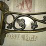 Beautiful Antique Towels Holder, with a clover scrollwork pattern and a curved Claw design Irish Made maybe Chancellor & Sons (often stamped as C&S)Location: Lower Sackville Street, Dublin, Ireland Active Era: Mid-to-late 19th century and early 20 Image 4