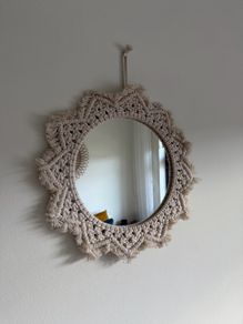 Boho mirror and wall hang