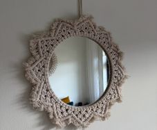 Boho mirror and wall hang