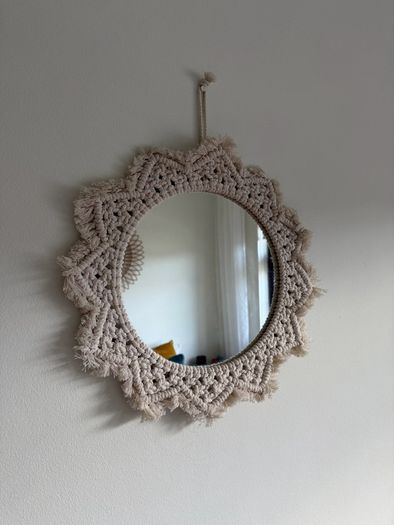 Boho mirror and wall hang