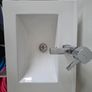 White Bathroom Vanity UnitWhite Bathroom Vanity Unit, Basin and Chrome Tap  Excellent Condition Image 3