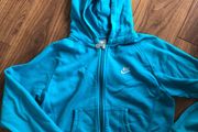 Nike full zip hoodie girls age 10/12