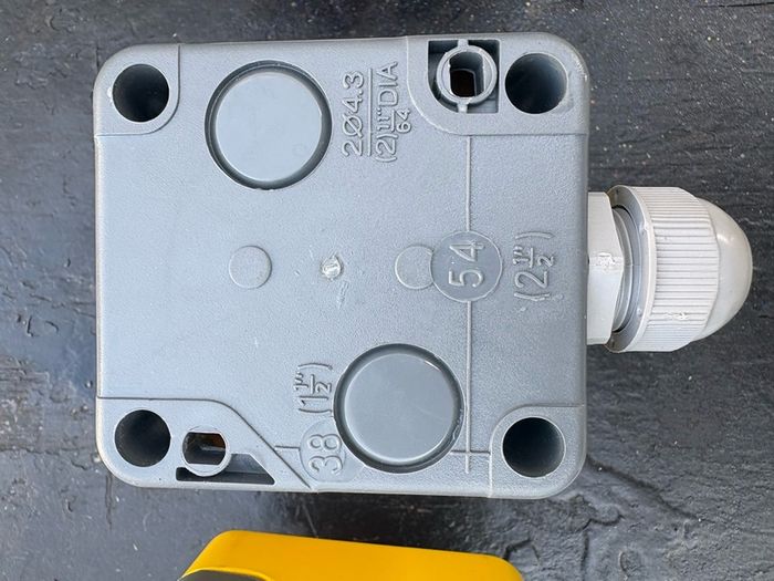 Twist Release Emergency Stop Push Button, Surface Mount,