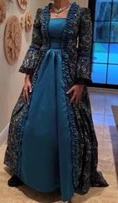 A medieval maxi dress