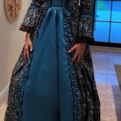 A medieval maxi dress