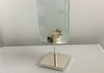 Galway crystal living candle holders brass candlesticks