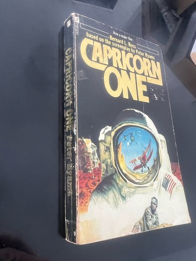 Rare Capricorn One Book 1st Print Paperback. Film. Bernard L Ross 1978 Vintage