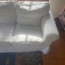 White 3 Seater Couch Image 2