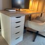 Ikea Lagkapten / Alex Desk, White Image 2