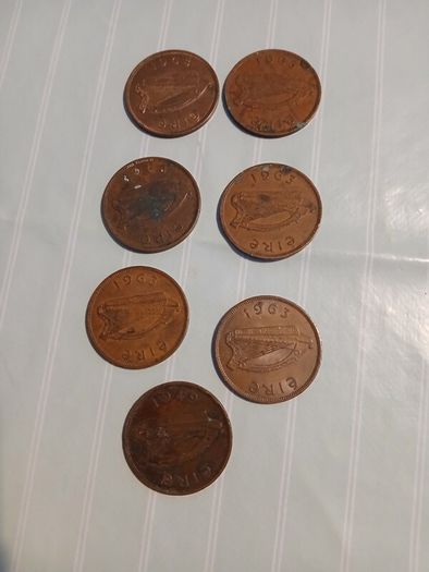 old irish pennies