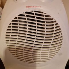 Rotating fan heater