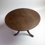 Antique Circular Tilt Table Image 5