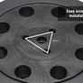 Glass Polish 12720 | Random Orbit Sander Backing Pad, Sanding Backer with Hook and Loop 125 mm Image 3