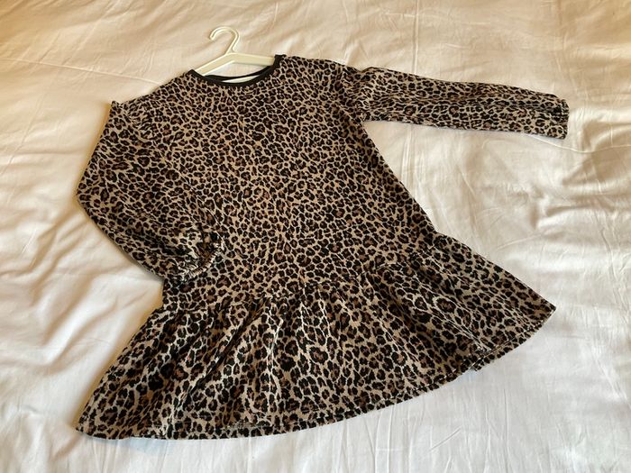 Gorgeous girls leopard print sweater dress 7 8