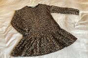 Gorgeous girls leopard print sweater dress 7 8
