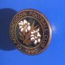 CLACHNACUDDIN FOOTBALL CLUB ('Clach na Cuddin', Inverness, Scotland) - club supporter's/fund raiser enamel badge (1990). Scarce! Image 4