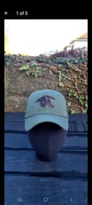 Trucker cap with duck patch
