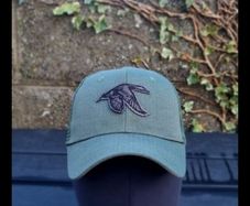 Trucker cap with duck patch