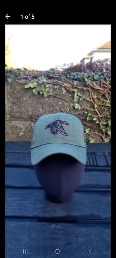 Trucker cap with duck patch