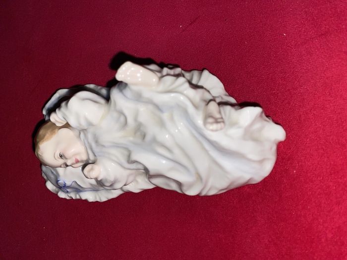 Baby Royal Doulton New Baby Porcelain Hand painted